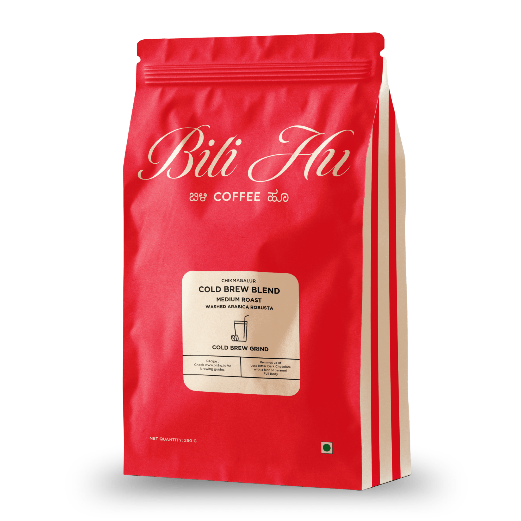 Bili Hu Cold Brew Blend Cold Brew 250g, Medium Roast, Arabica and Robusta Beans